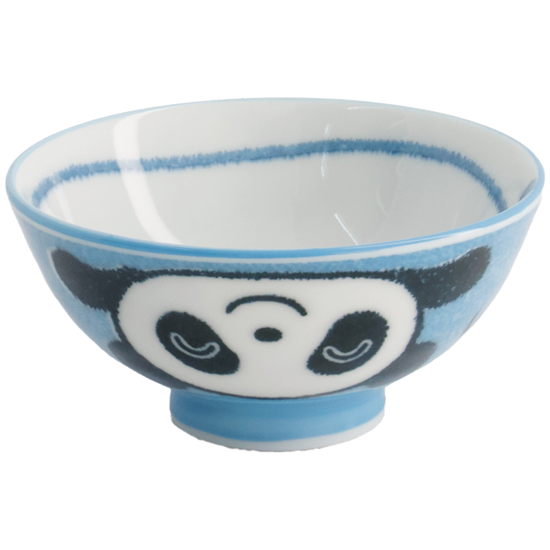 JP, Tokyo Design Studio, Kawaii Bowls, Rice Panda Blue (200ml.)