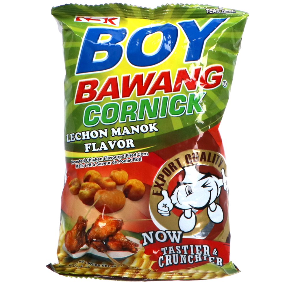 Picture of PH | Boy Bawang | Corn Snack Lechon Manok Flavor | 40x90g.
