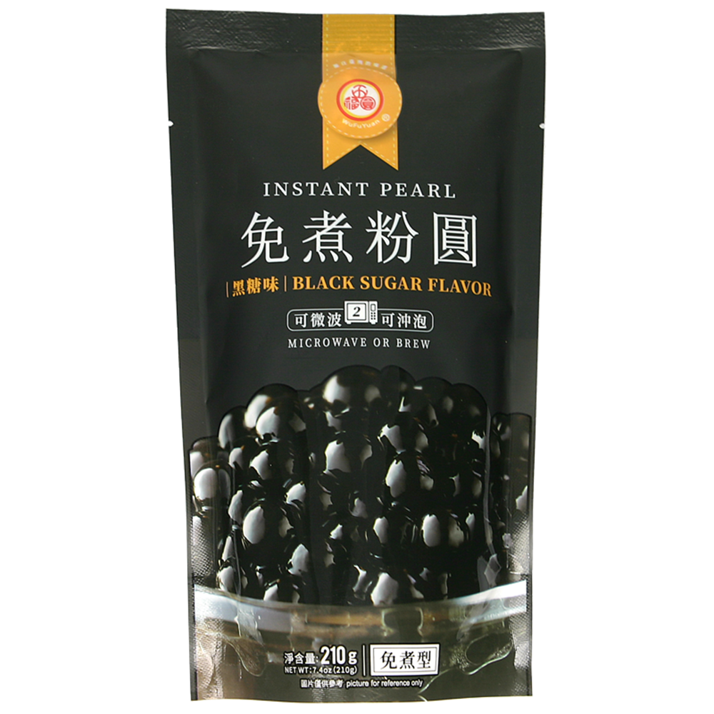Afbeelding van CN | Wu Fu Yuan | Tapioca Pearl Black Sugar Flavor (2 minutes) | 36x210g.