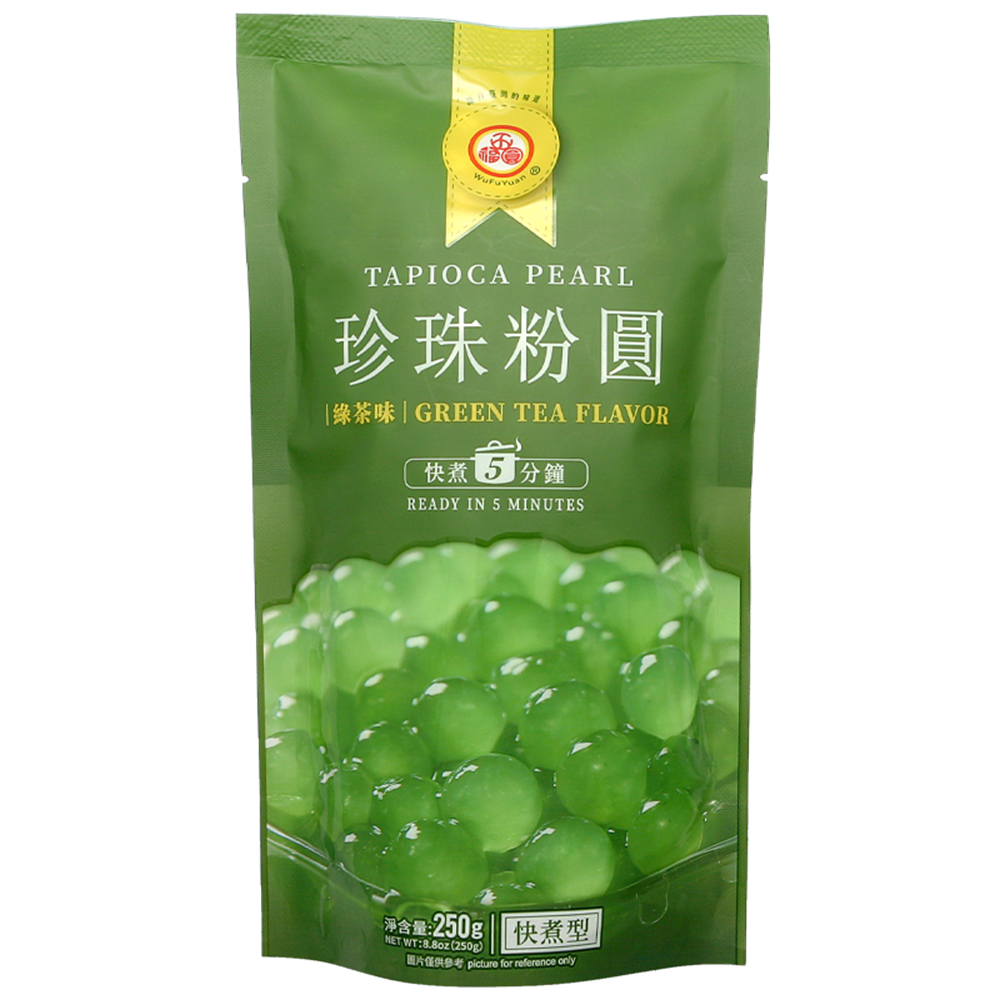 Afbeelding van CN | Wu Fu Yuan | Tapioca Pearl Green Tea Flavor | 36x250g.