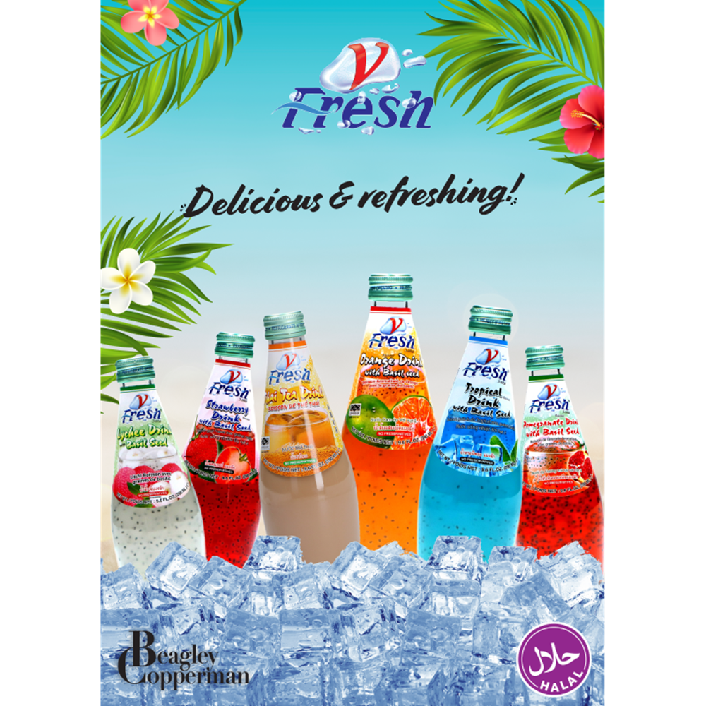 Picture of Poster | V-Fresh| Soda Drinks