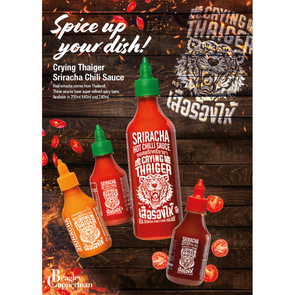 Picture of Poster | Crying Thaiger | Sriracha Sauce