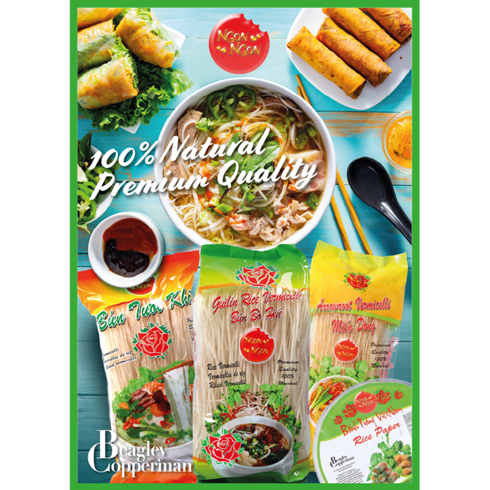 Afbeelding van Poster | Ngon Ngon| Rice Vermicelli and Paper