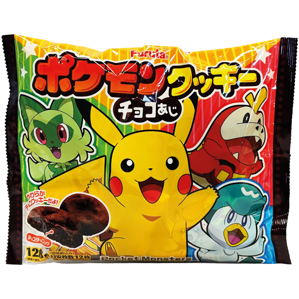 Afbeelding van JP | Furuta | Pokemon Cookies Chocolate | 32x126g.