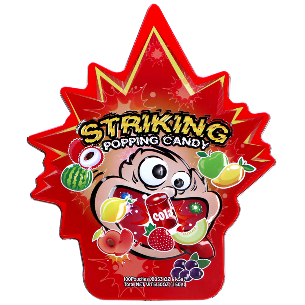 Picture of HK | Striking | Popping Candy -  Seasonal Gift Box - Assortment | 10x(1,5g.x100pouches)