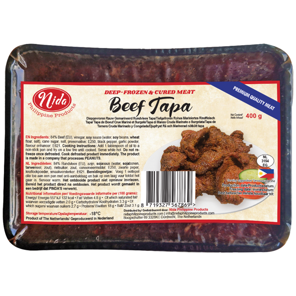 Picture of NL | Nida | Beef Tapa | 20x400g.