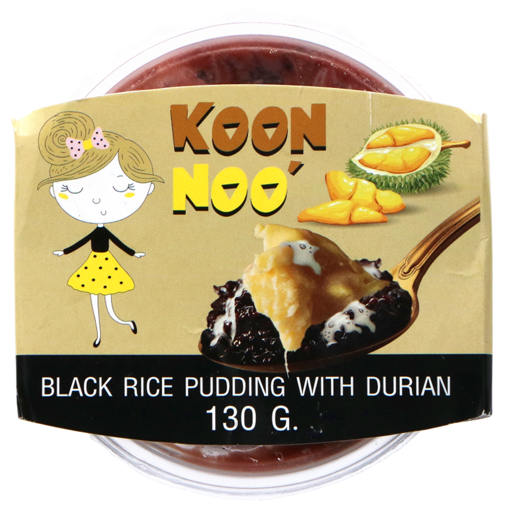 Picture of TH | Koon Noo | Black Rice Pudding with Durian | 24x130g.