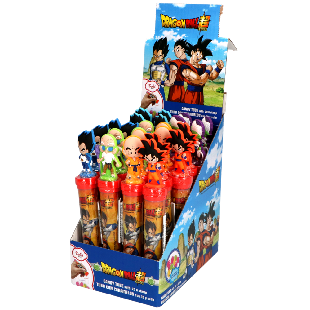 Afbeelding van EU | Dragon Ball Z | Stamps with Candy | 24x8g.