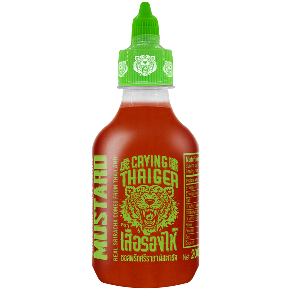 Picture of TH | Crying Thaiger | Sriracha Chili Sauce - Mustard | 12x200ml.