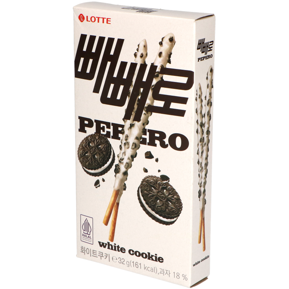 Picture of KR | LOTTE | Pepero - White Cookie Sticks - Local | 40x32g.