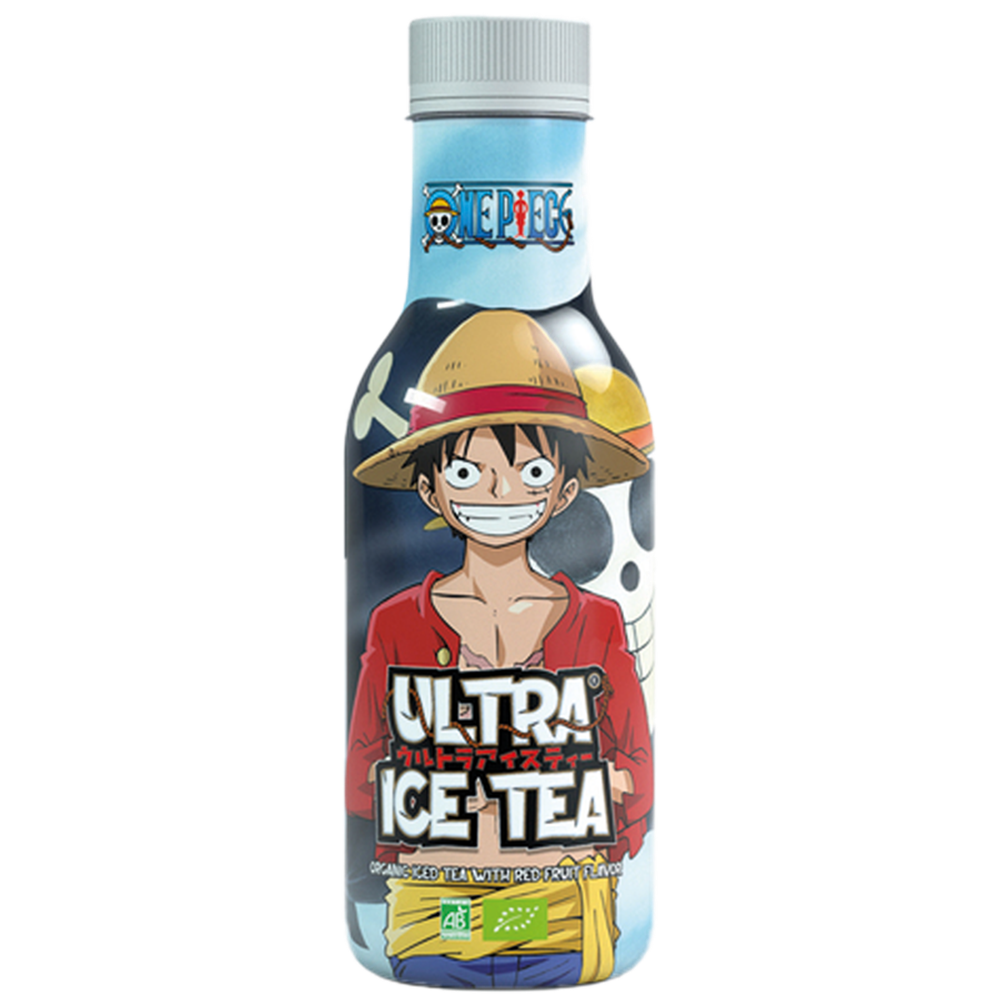 Afbeelding van EU | Ultra Pop | One Piece - Ice Tea with Red Fruit Flavor | Luffy | 12x500ml.