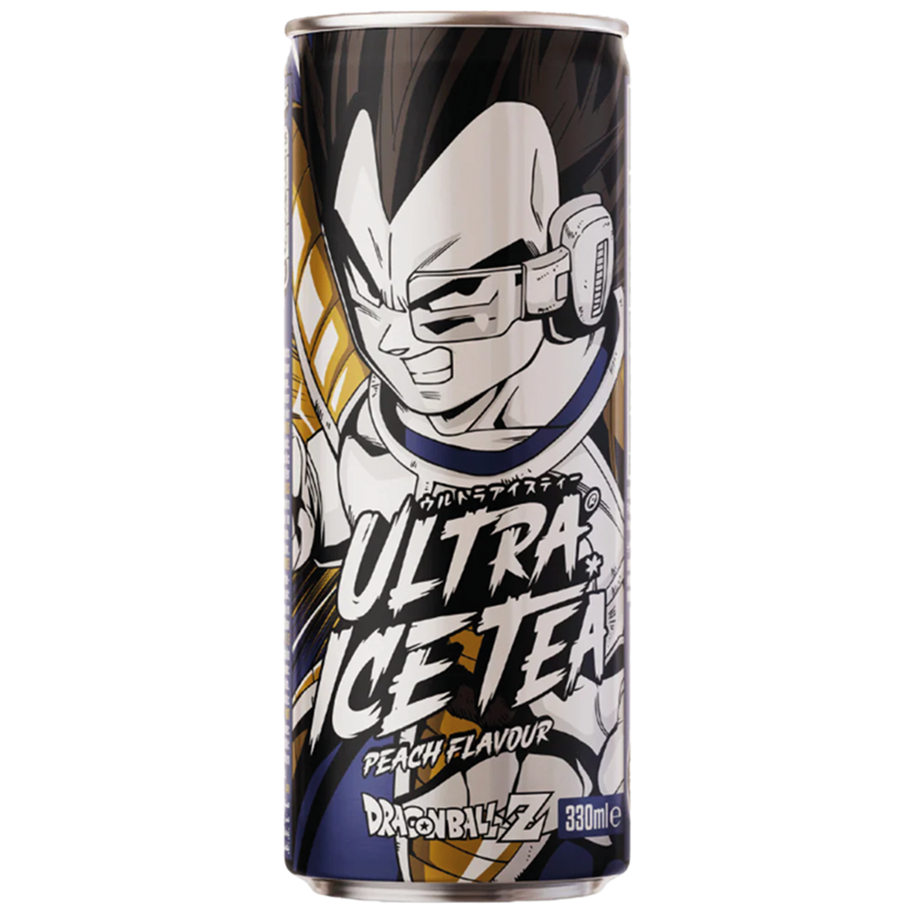 Picture of EU | Ultra Pop | Dragon Ball Z - Ice Tea with Peach Flavor | Vegeta | 24x330ml.