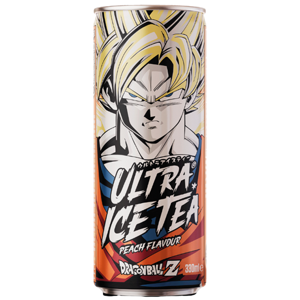 Picture of EU | Ultra Pop | Dragon Ball Z - Ice Tea with Peach Flavor | Goku | 24x330ml.