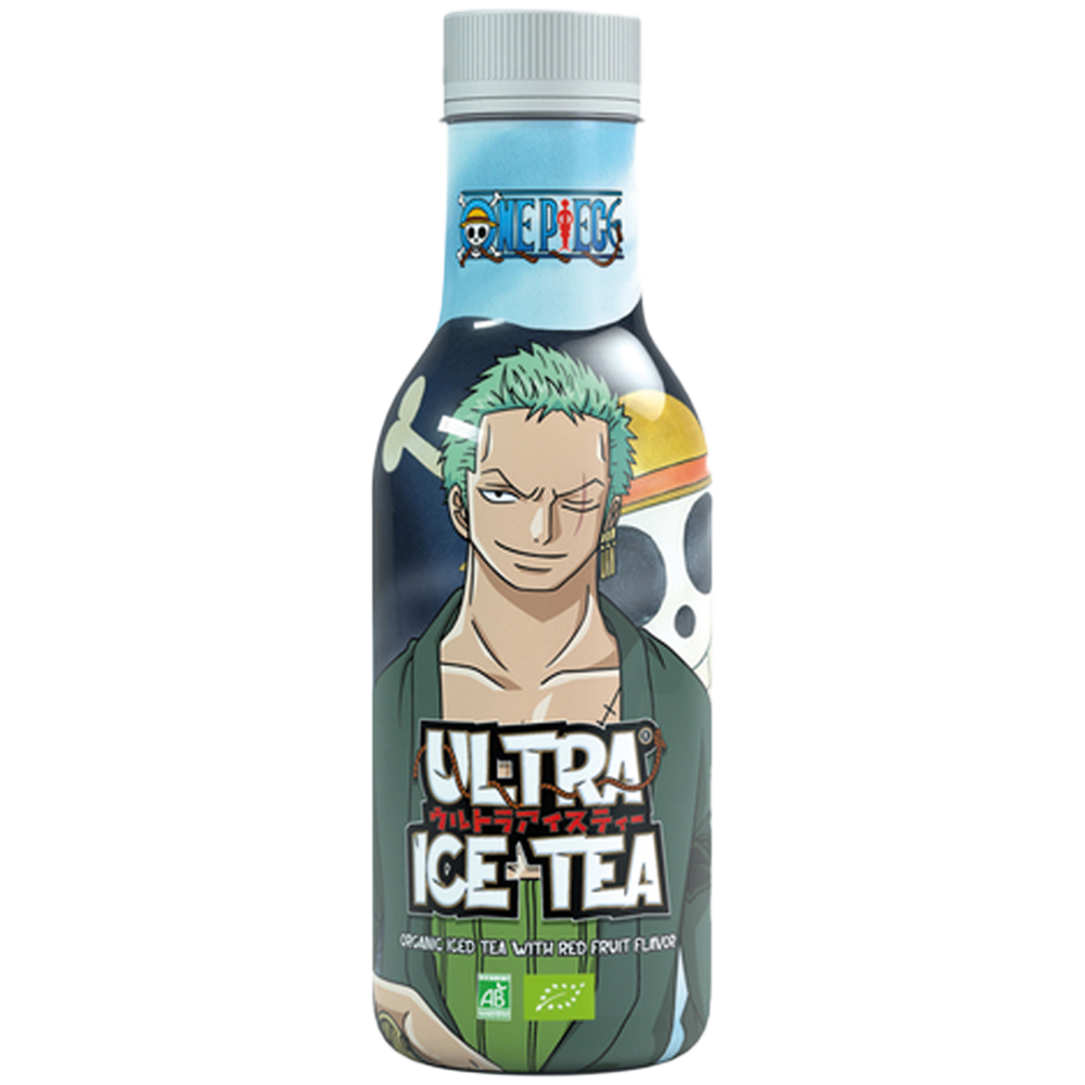 Afbeelding van EU | Ultra Pop | One Piece - Ice Tea with Red Fruit Flavor | Zoro | 12x500ml.