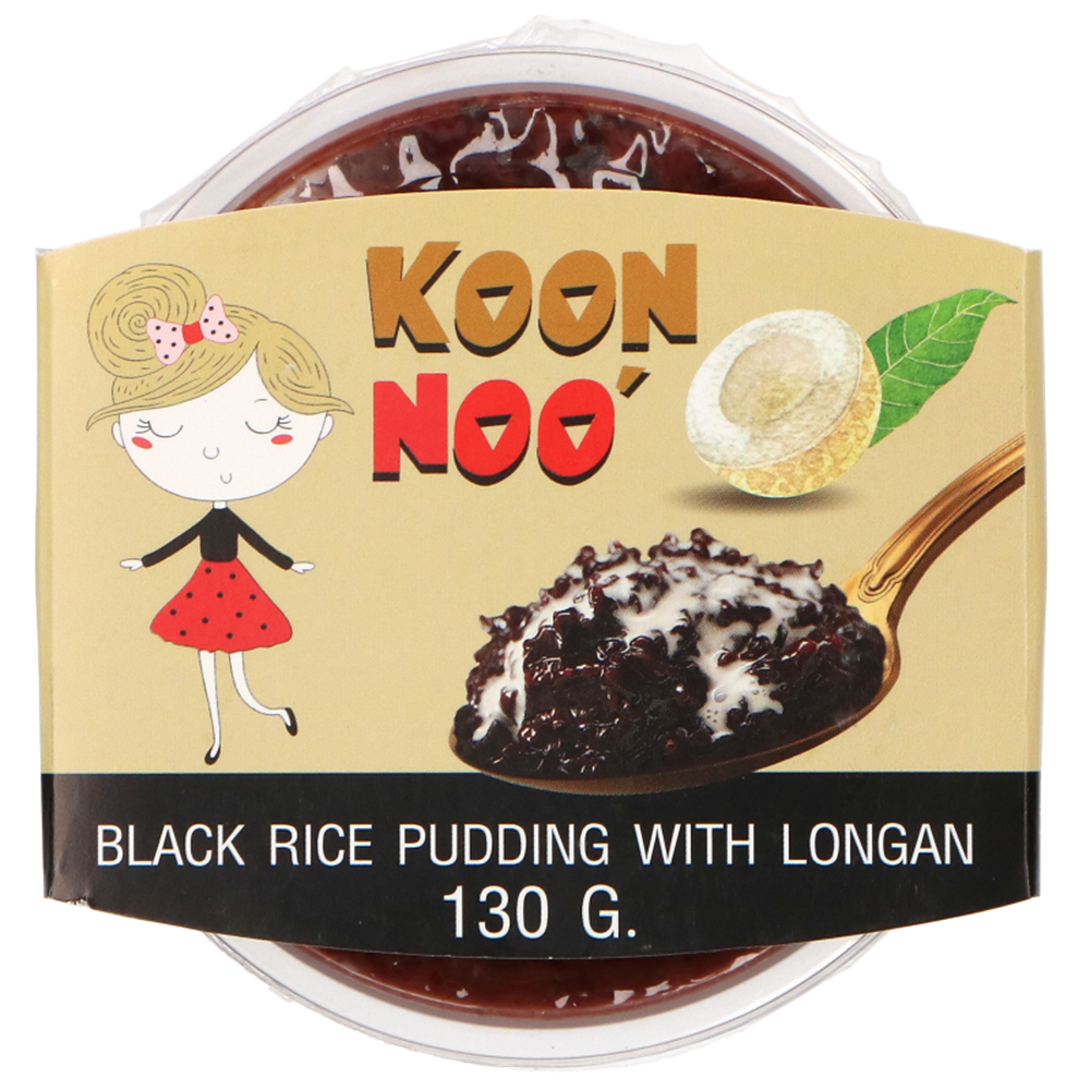 Picture of TH | Koon Noo | Black Rice Pudding with Longan | 24x130g.