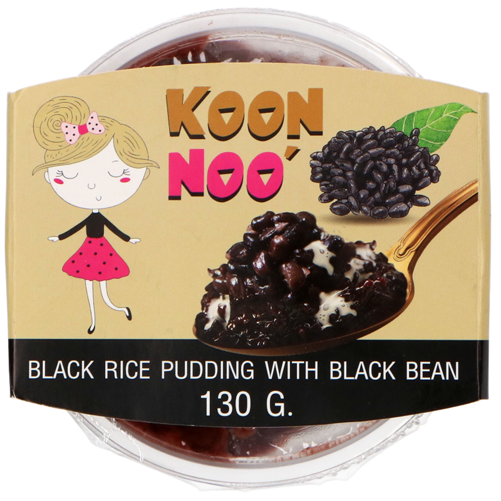 Afbeelding van TH | Koon Noo | Black Rice Pudding with Black Bean | 24x130g.