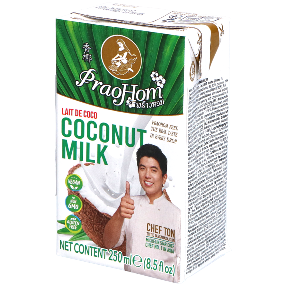 Afbeelding van TH | Prao Hom | Coconut Milk Tetra Pack 17-19% Milkfat | 24x250ml.