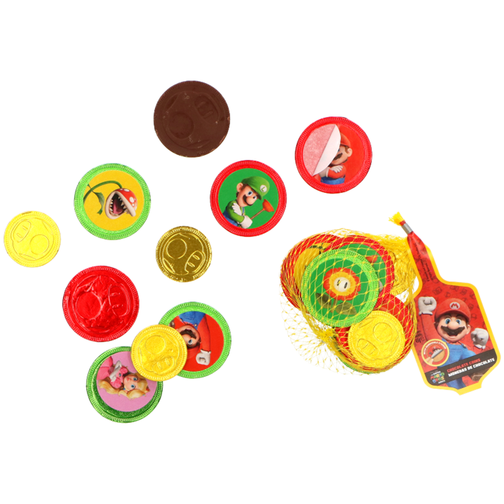 Super Mario - Chocolate Coins - 45g - Beagley Copperman - Beagley Copperman