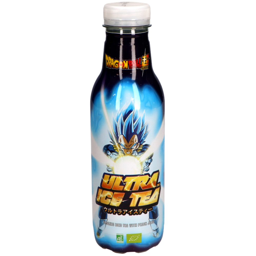 Picture of EU | Ultra Pop | Dragon Ball Super - Black Tea Infusion & Peach Juice | Vegeta | 12x500ml.