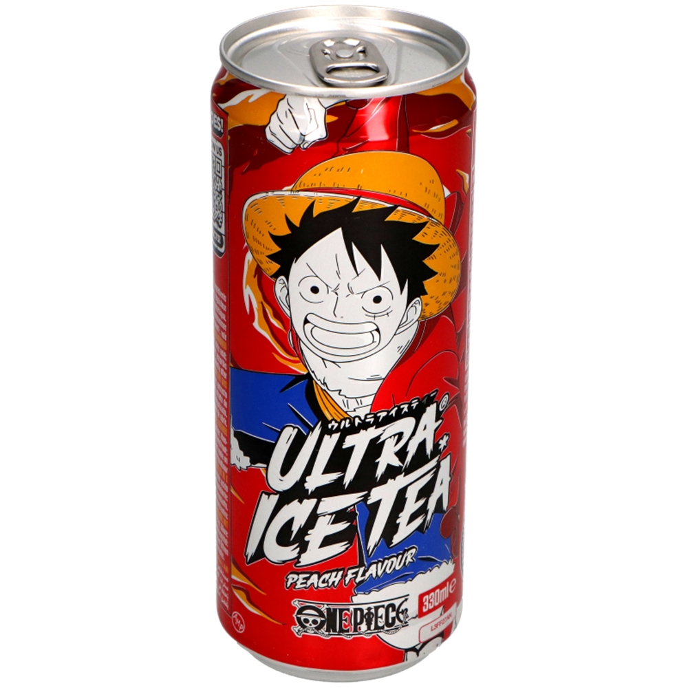 Afbeelding van EU | Ultra Pop | One Piece - Ice Tea with Peach Flavor | Luffy | 24x330ml.