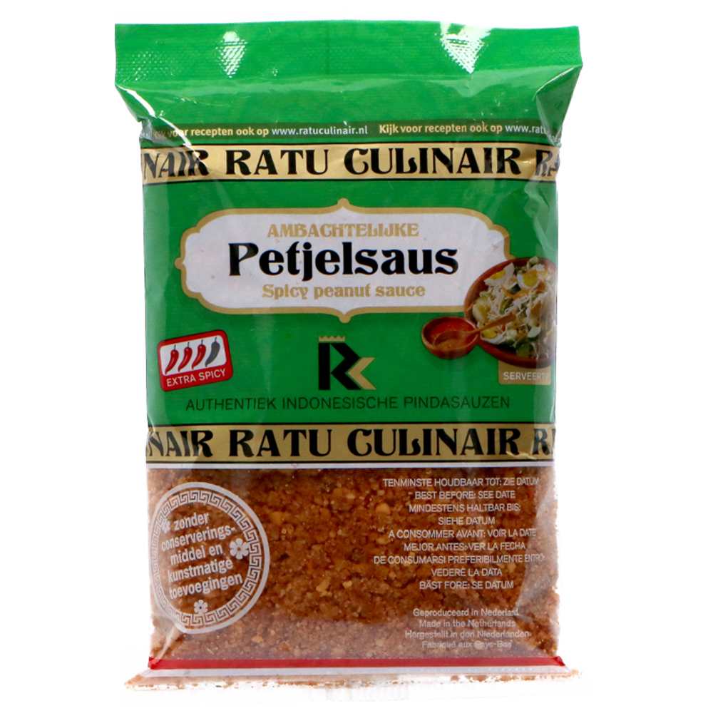 Afbeelding van NL | Ratu Culinair | Petjel Peanut Sauce | 30x200g.