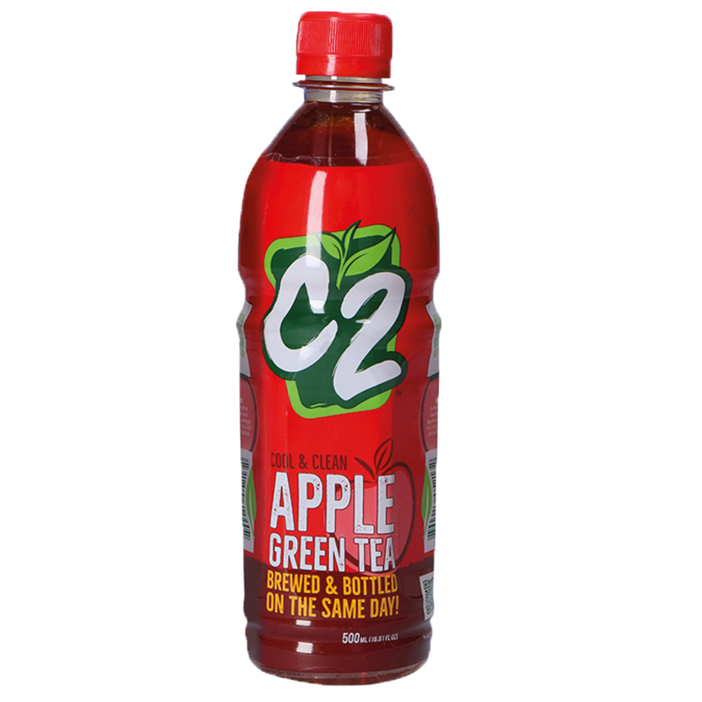 Afbeelding van PH | C2 | Green Tea Apple Drink | 24x500ml.