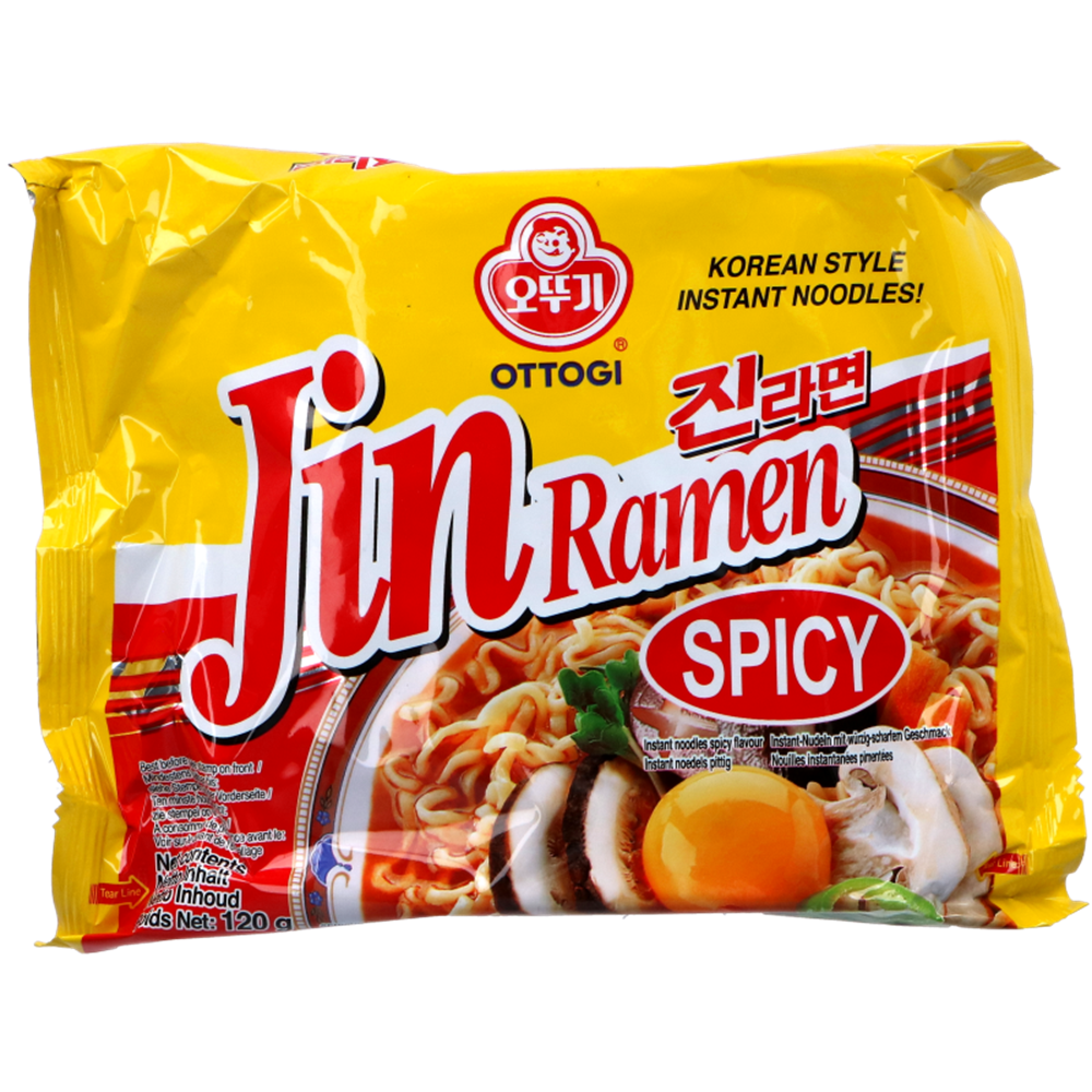 Picture of KR | Ottogi | Jin Ramen - Spicy | 20x120g.