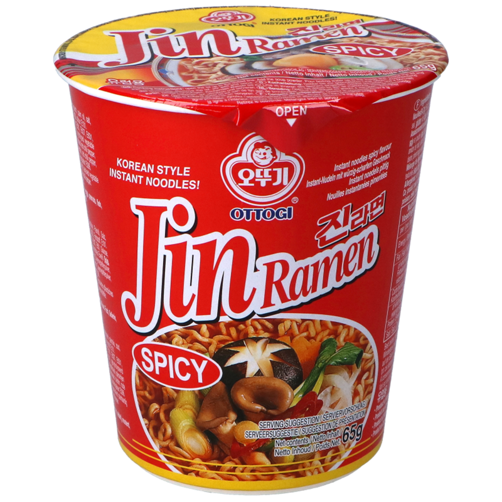 Afbeelding van KR | Ottogi | Jin Ramen Cup - Spicy | 6x65g.