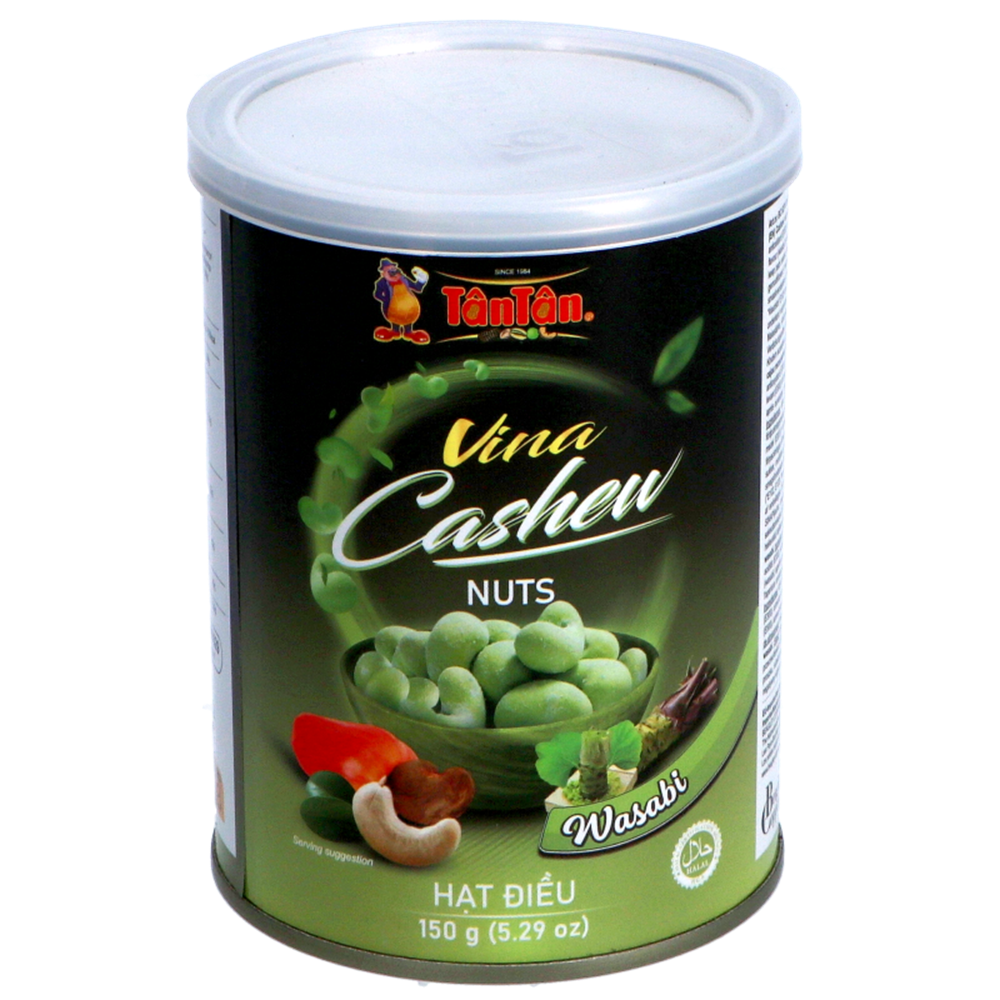 Picture of VN | Tan Tan | Cashew Nut with Wasabi - Can | 30x150g.