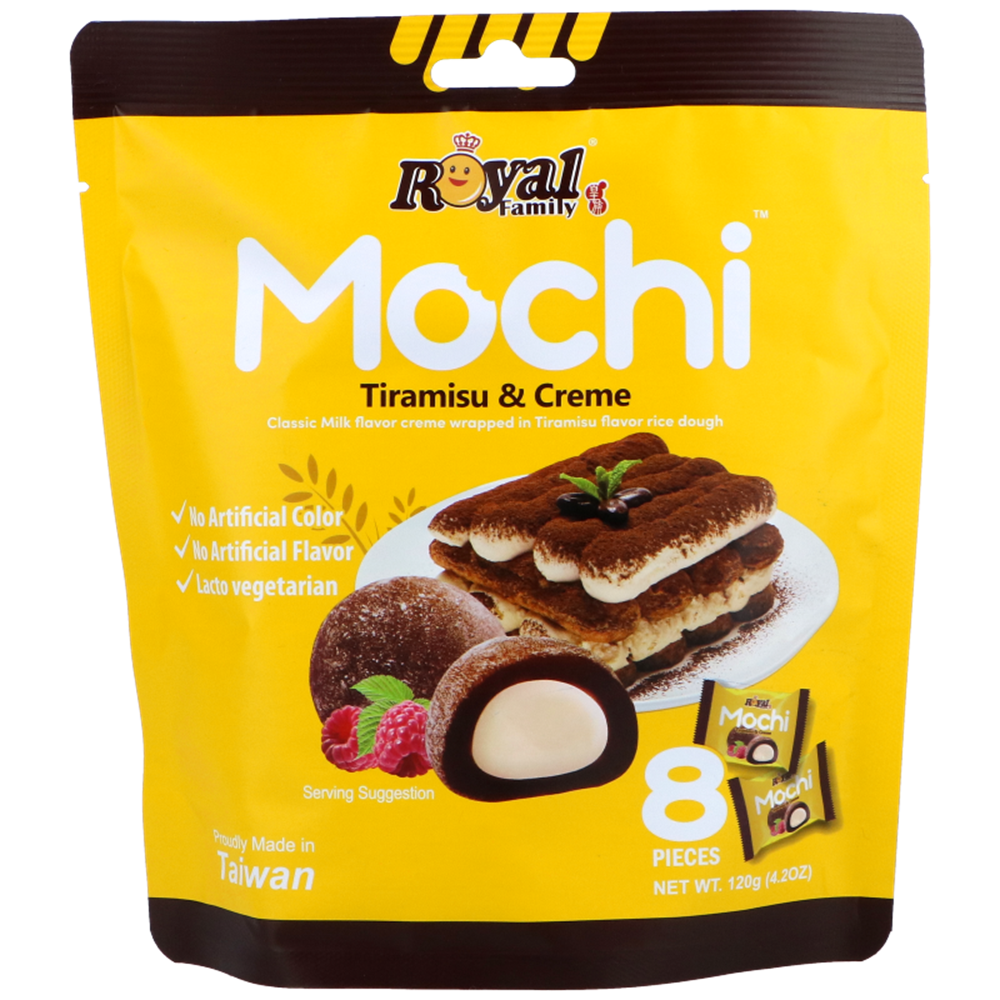 Afbeelding van TW | Royal Family | Mochi - Tiramisu & Creme | 24x120g.