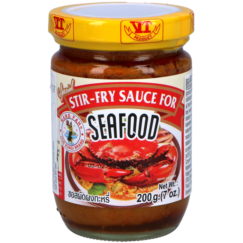 Picture of TH |  Nang Fah | Stir - Fry Sauce for Seafood (Yellow Crab Curry) | 24x200g.