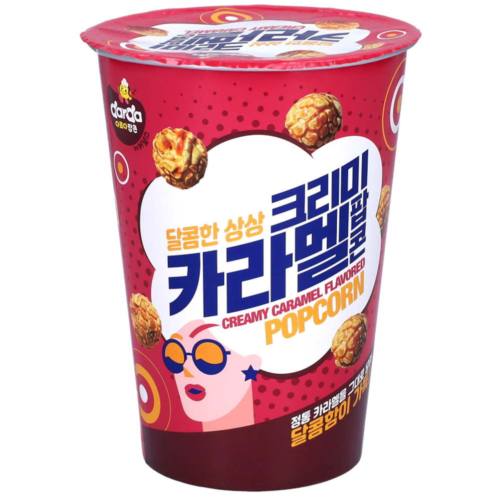 Picture of KR | Darda | Popcorn - Creamy Caramel Flavor | 24x65g.