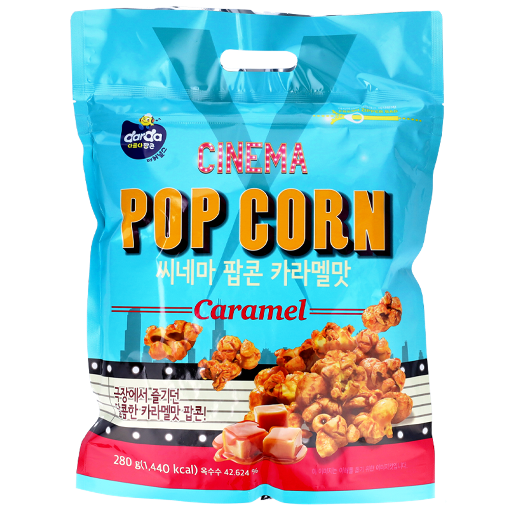 Picture of KR | Darda | Cinema Popcorn in Zippack - Caramel Flavor | 8x280g.