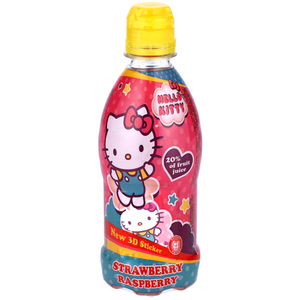 Picture of EU | Vitamizu | Hello Kitty - Strawberry-Raspberry Drink in PET Bottle | 12x350ml.