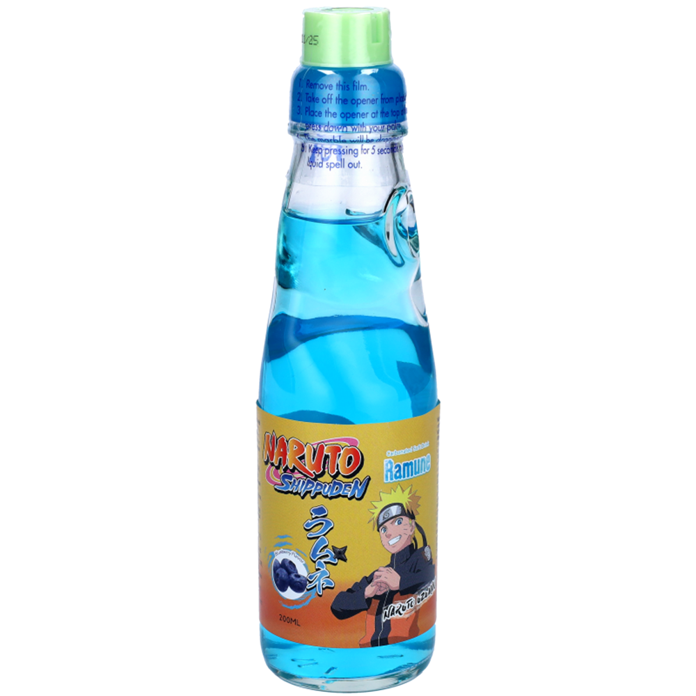 Afbeelding van JP | Naruto | Ramune Blueberry Soda Pop Drink | 30x200ml.