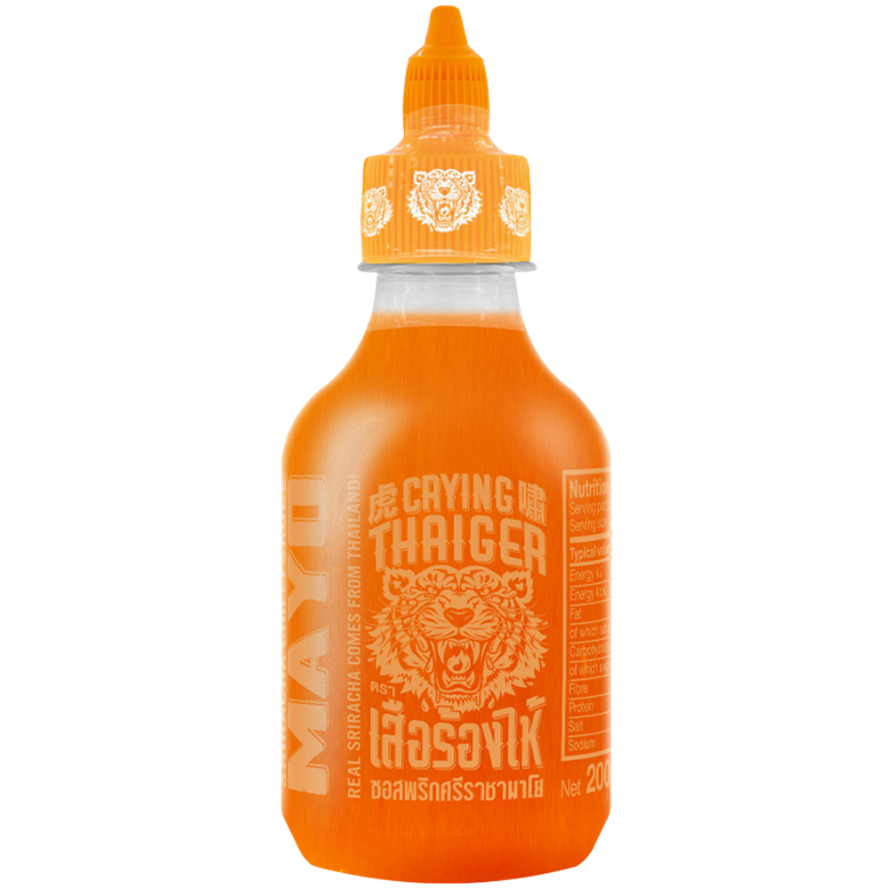 Afbeelding van TH | Crying Thaiger | Sriracha Chilli Sauce - Mayo | 12x200ml.