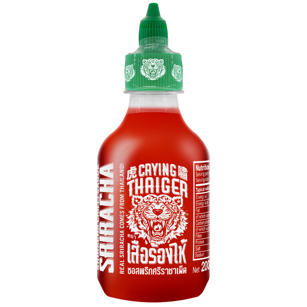 Afbeelding van TH | Crying Thaiger | Sriracha Chilli Sauce - Hot Chilli | 12x200ml.