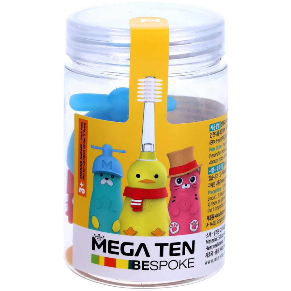 Afbeelding van KR | Mega Ten | Bespoke Caps for Toothbrush (5pcs.) | 5pcs.