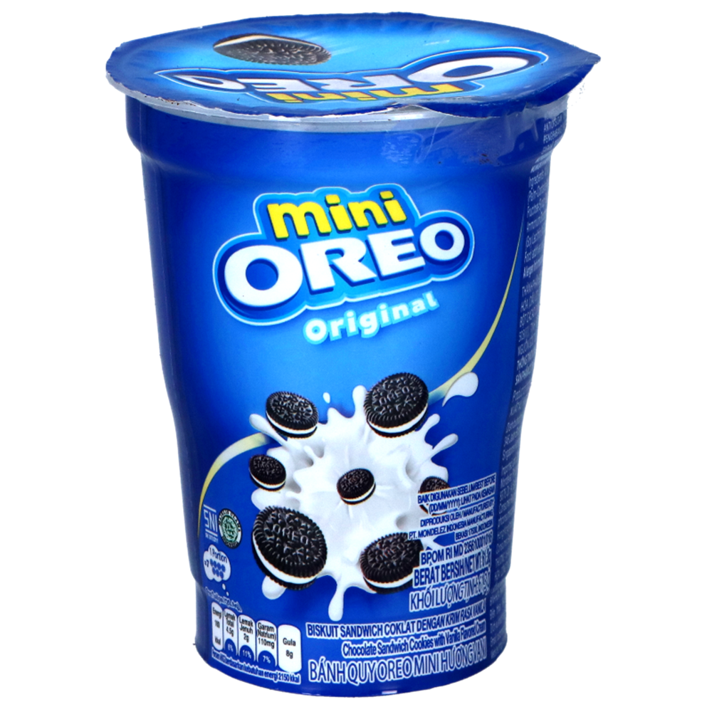 Afbeelding van ID | OREO | Mini Chocolate Sandwich Cookies in Cup - Original Flavor | 24x61,3g.