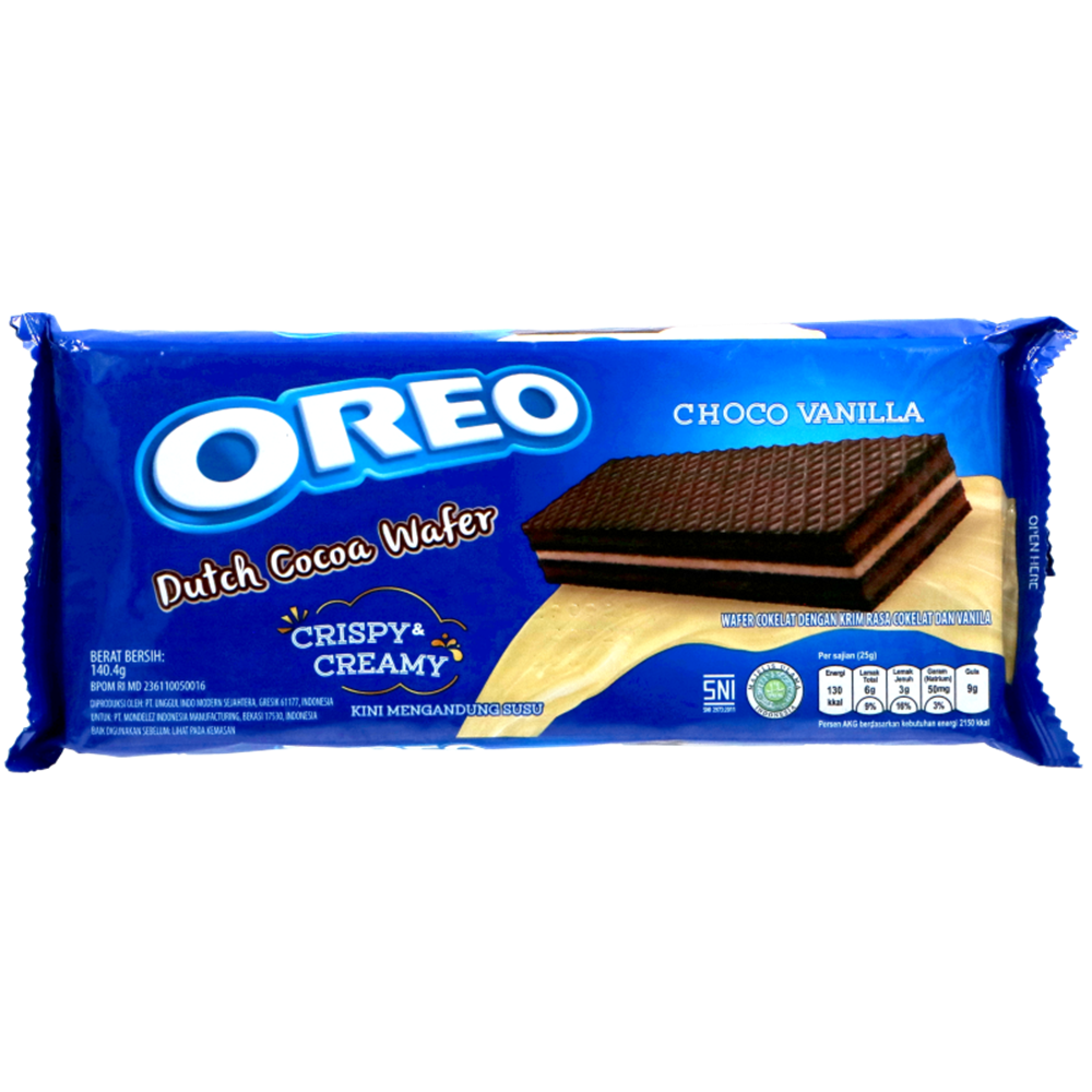 Afbeelding van ID | OREO | Dutch Cocoa Wafer - Choco Vanilla Flavor | 24x117g.