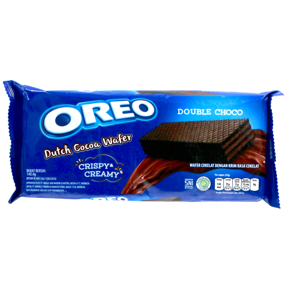 Afbeelding van ID | OREO | Dutch Cocoa Wafer - Double Choco Flavor | 24x117g.