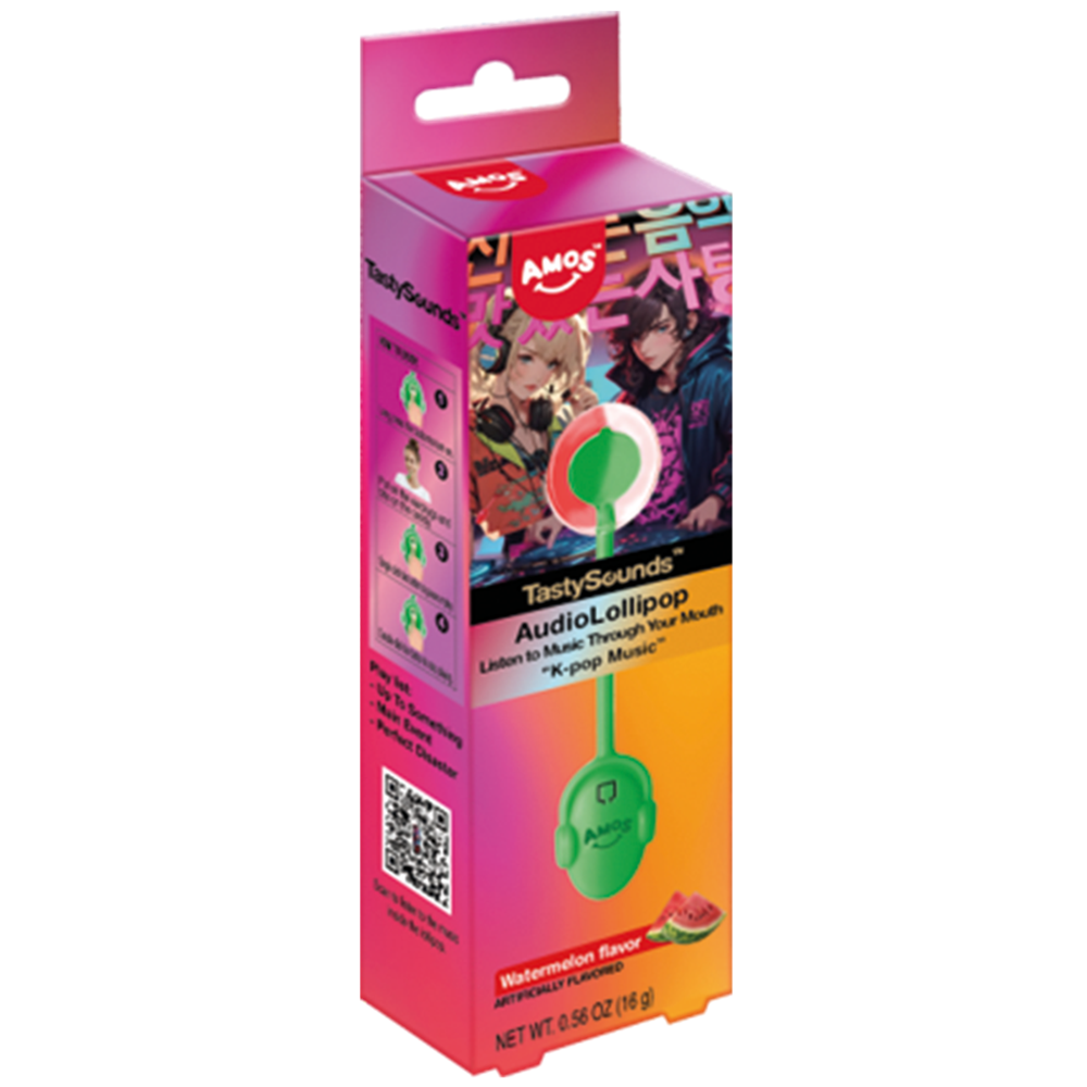 Afbeelding van CN | TastySounds | Lollipop Watermelon Flavor with Music - K-Pop | 2x12x12g.