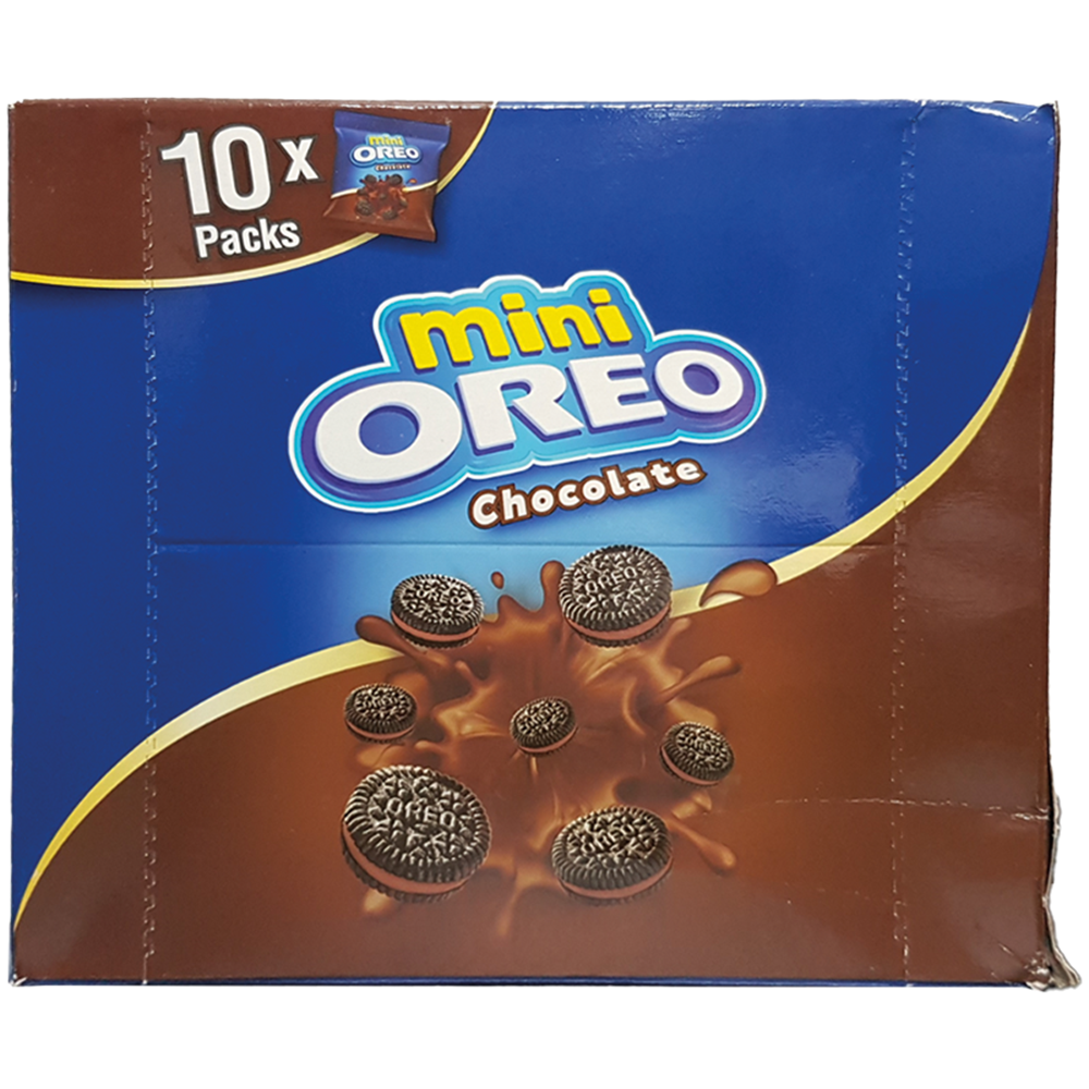 Picture of ID | OREO | Mini Chocolate Sandwich Cookies (10 Packs) - Chocolate Flavor | 6x(10x20,4g.)