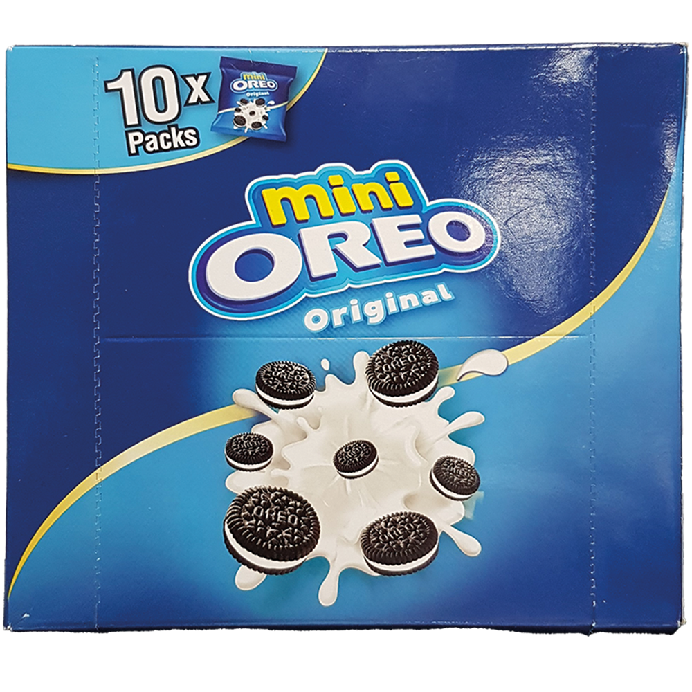 Picture of ID | OREO | Mini Chocolate Sandwich Cookies (10 Packs) - Original Flavor | 6x(10x20,4g.)