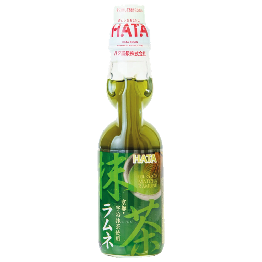 Afbeelding van JP | HATA KOSEN | Ramune Matcha Pop Drink | 30x200ml.