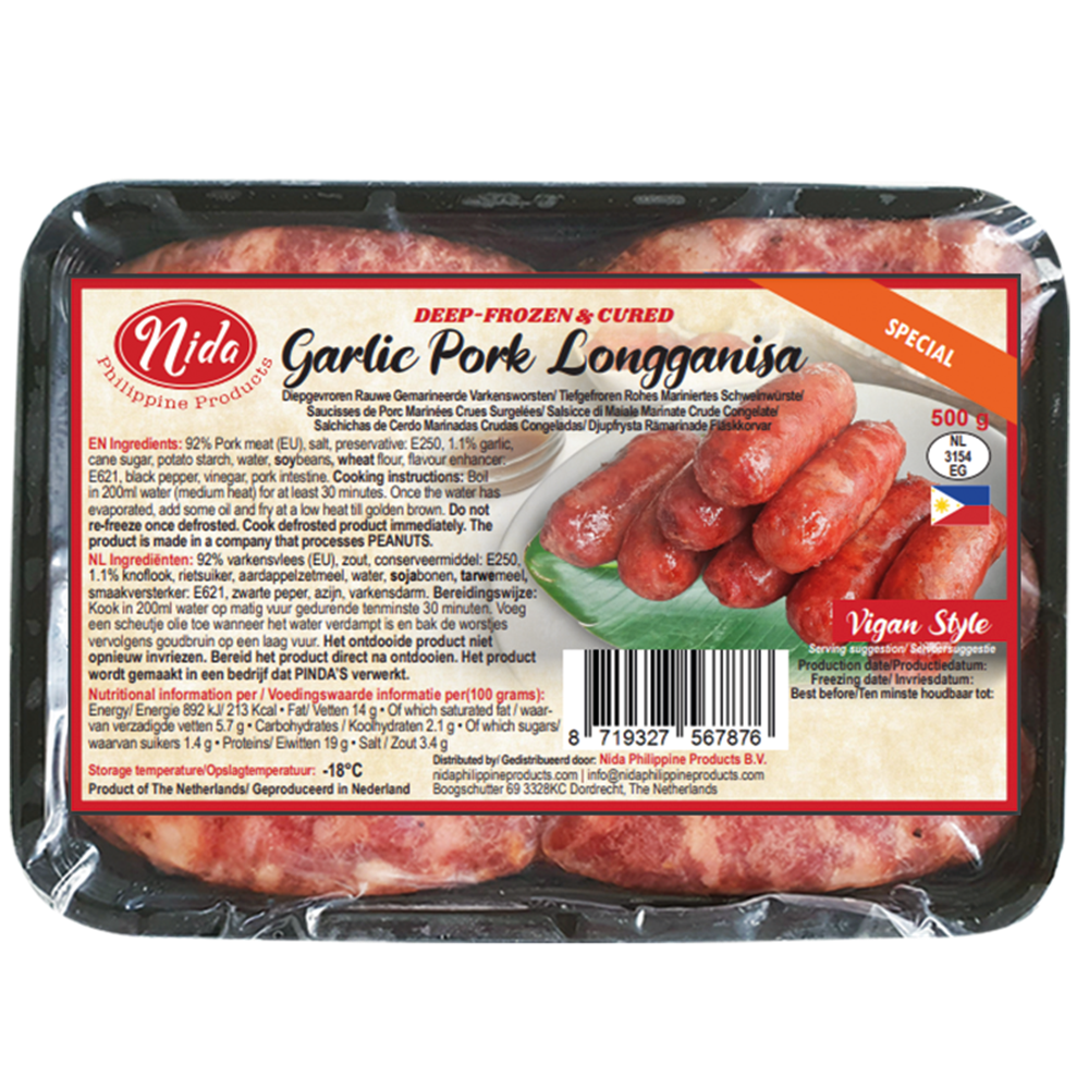 Picture of NL | Nida | Longganisa Pork - Garlic | 20x500g.