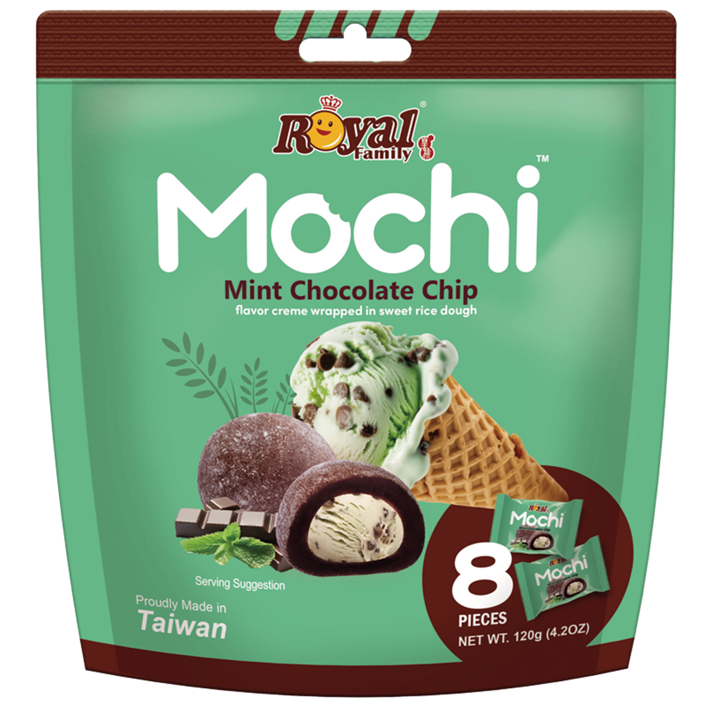 Picture of TW | Royal Family | Mochi - Mint Chocolate Chip | 12x120g.