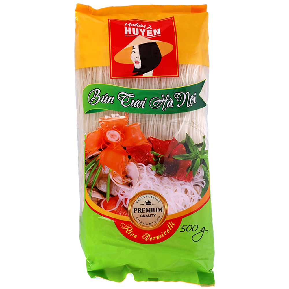 Afbeelding van VN | Madam Huyen | Rice Vermicelli Size S -Bún tươi hà nội - 0,9mm | 20x500g.