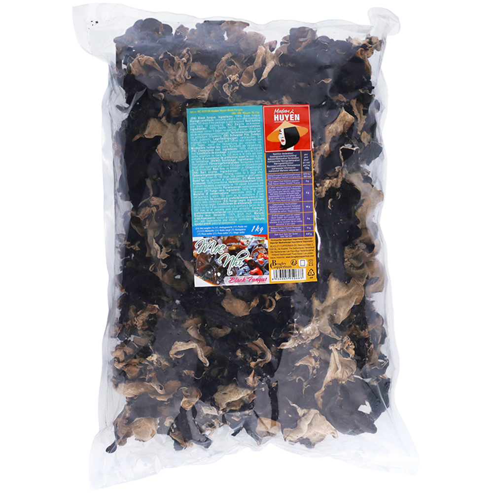 Afbeelding van VN | Madam Huyen | Black Fungus - Mộc Nhĩ Nguyên Tai | 5x1kg.