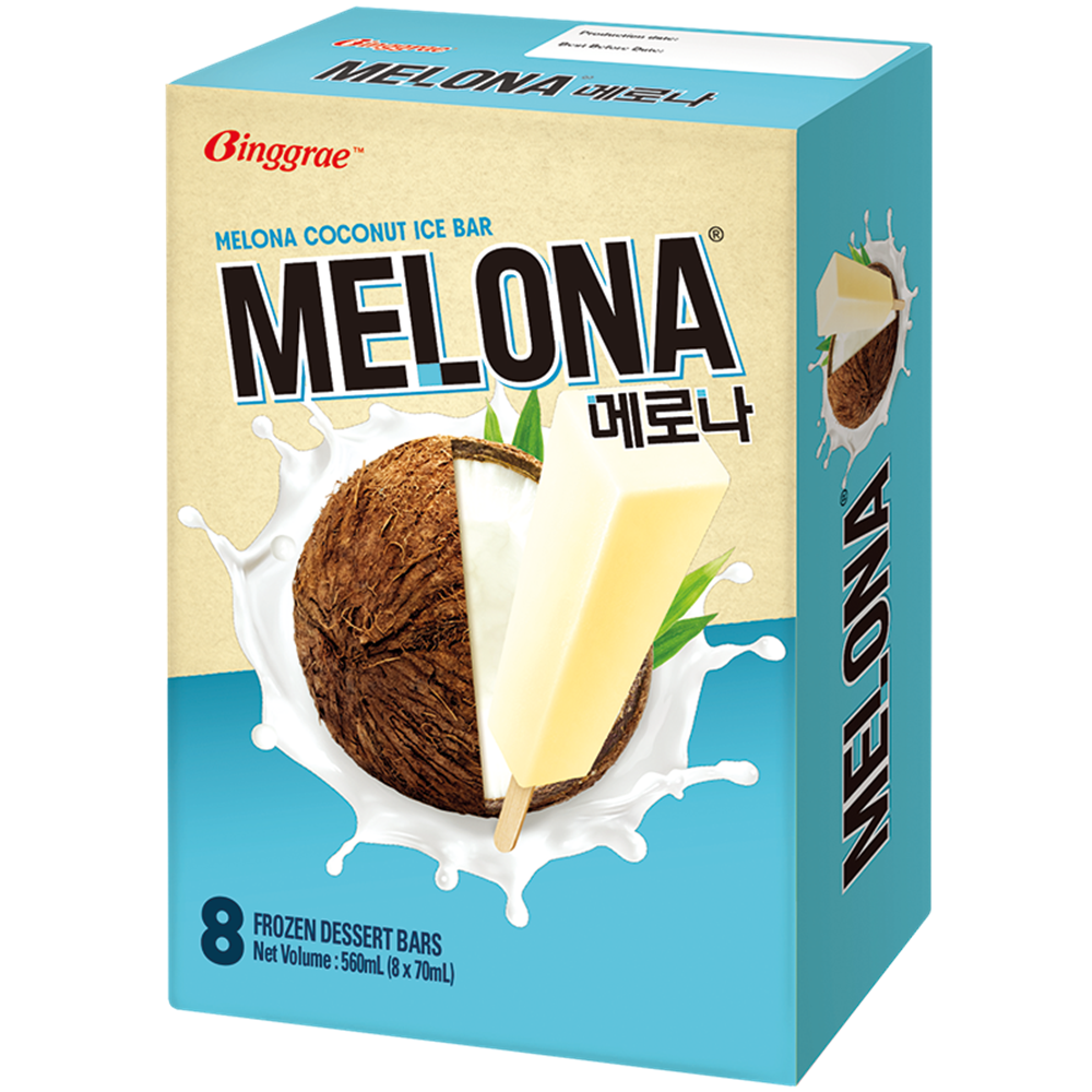 Afbeelding van KR | Melona | Melona Ice Bar - Coconut | 8x8x70ml.